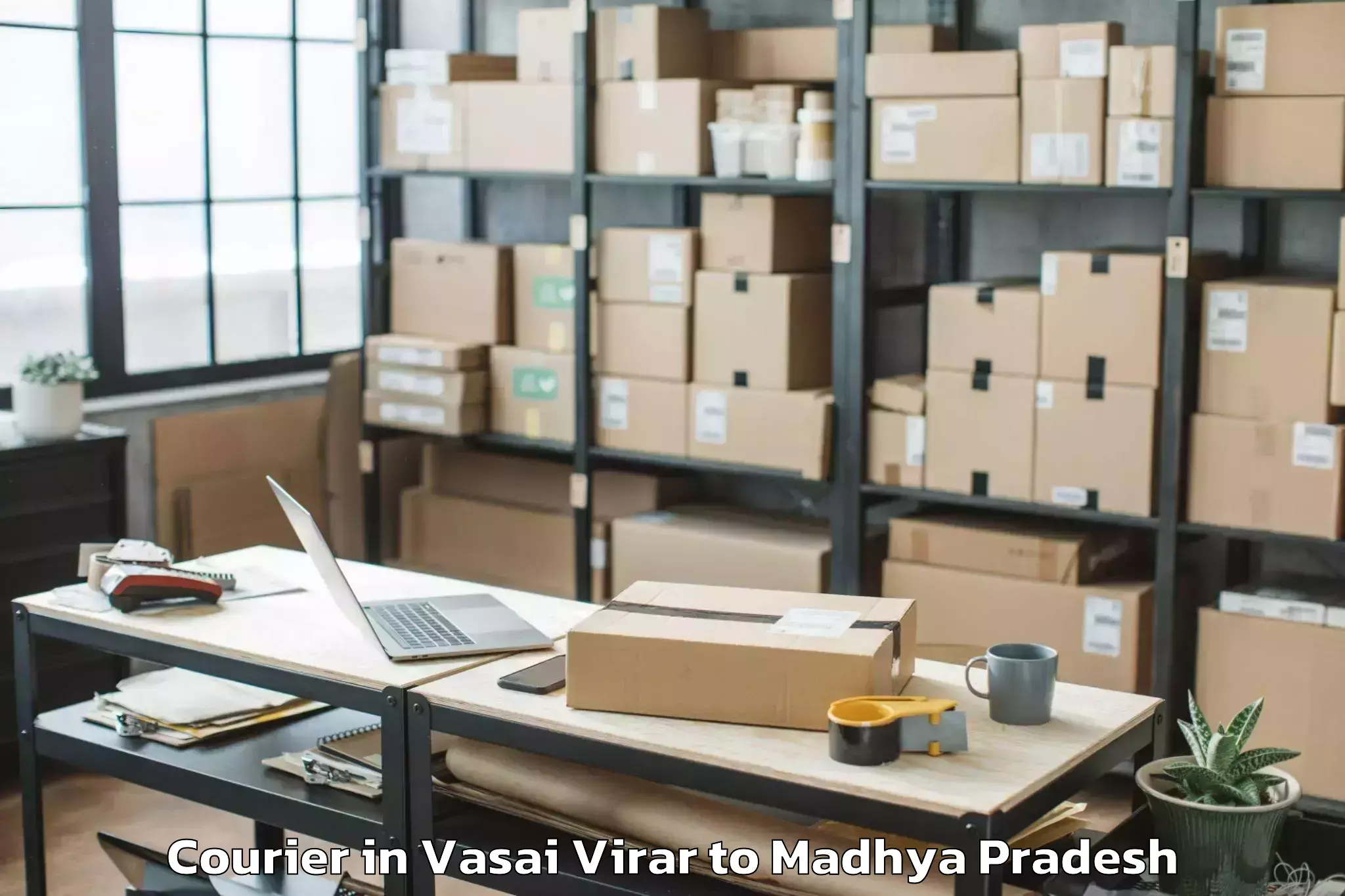 Leading Vasai Virar to Guna Airport Gux Courier Provider